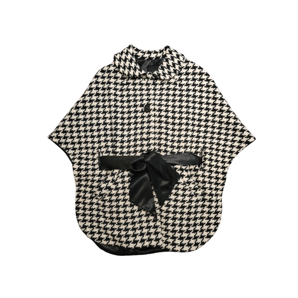 PINK TARTAN | Houndstooth Capes Sz XS